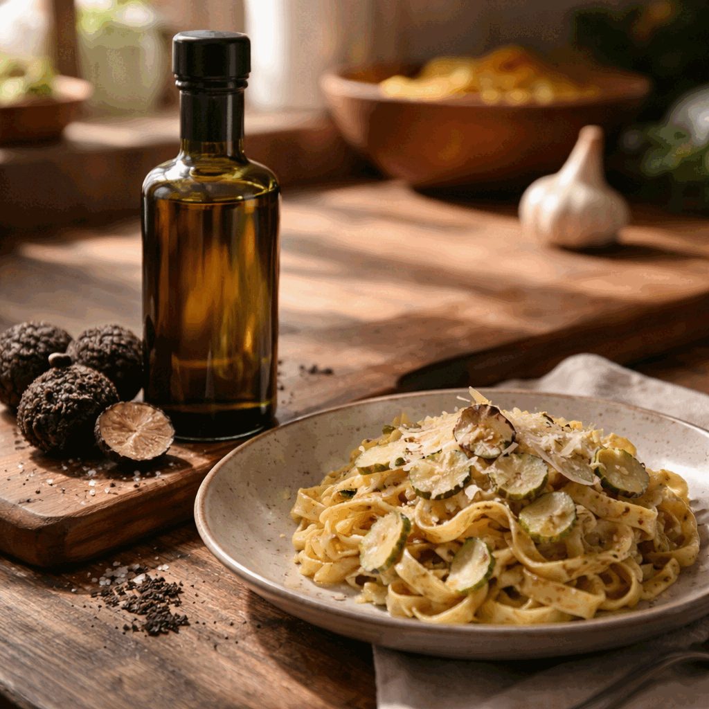 Kako izbrati tartufovo olje, da bo krožnik dišal po tartufih in ne po laboratoriju