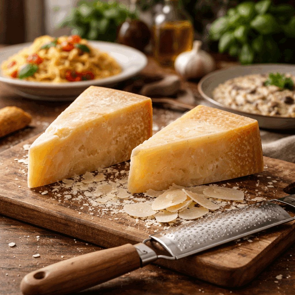 Parmezan ali grana padano razlike, ki jih okus in kuhanje takoj razkrijeta