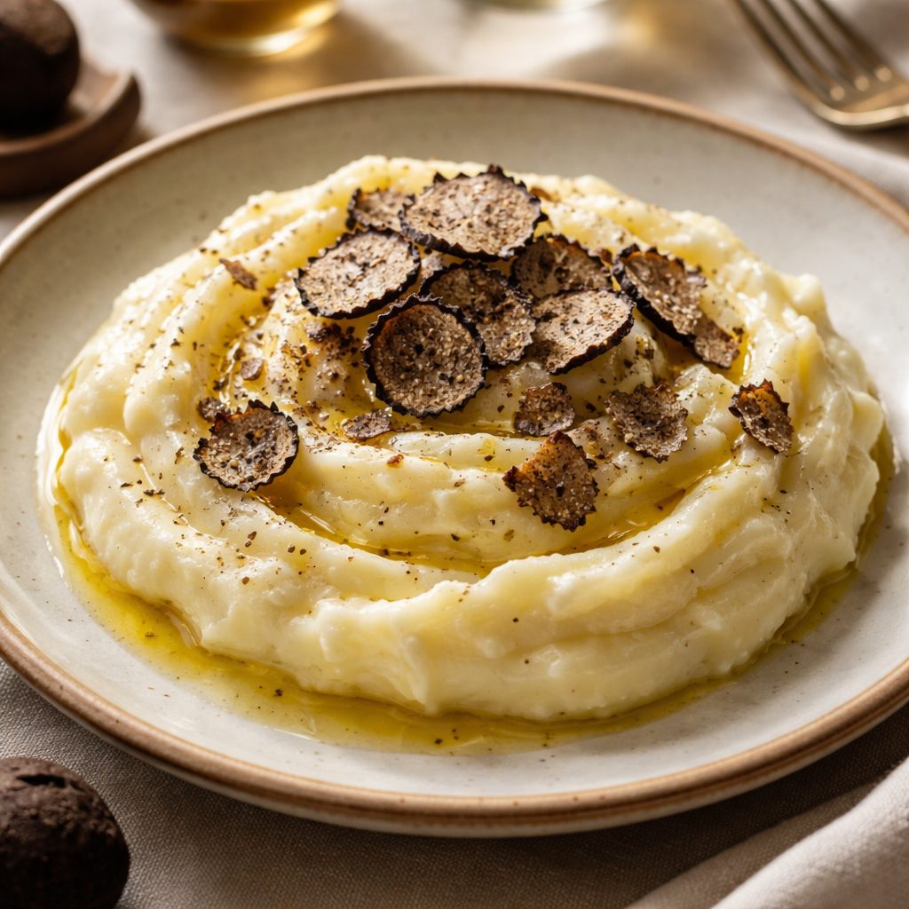 Recept za pire krompir s tartufom, ki diši prestižno in ne umetno