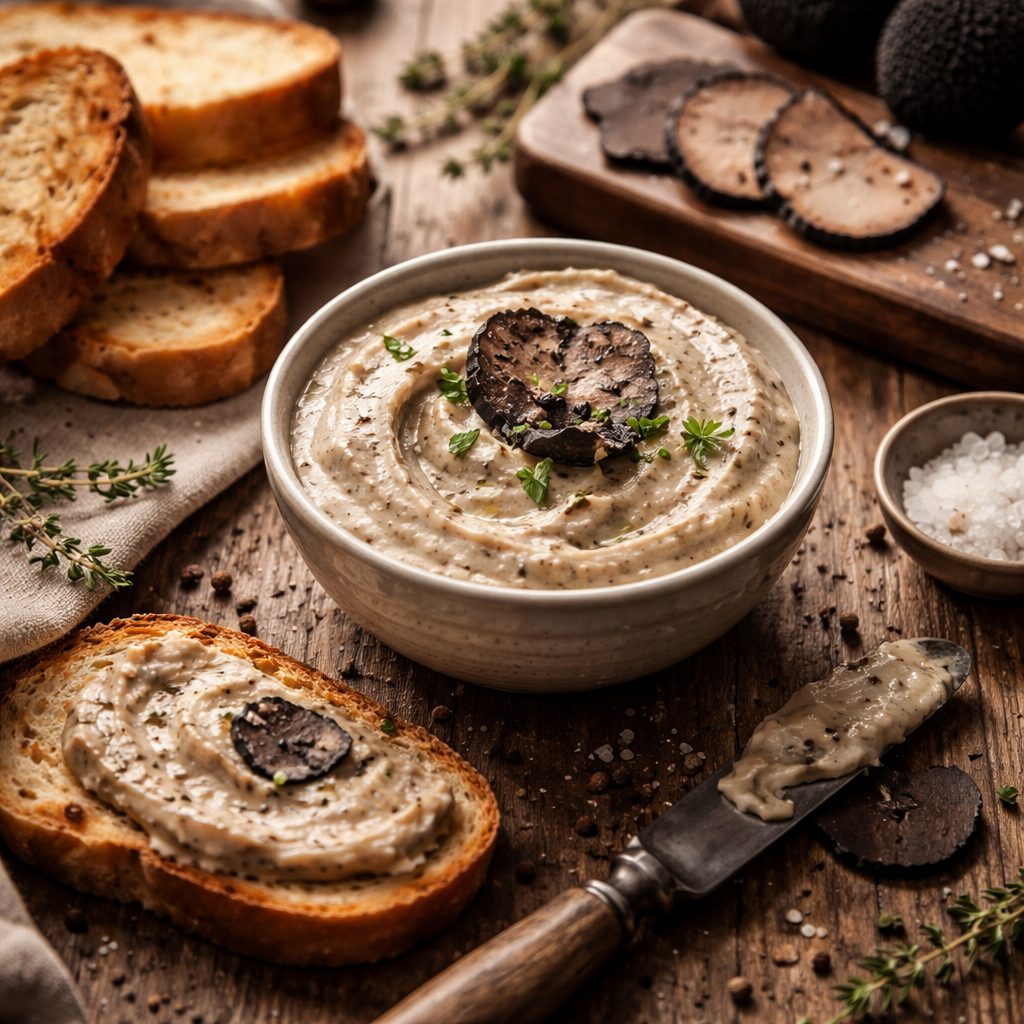Recept za tartufov krem namaz, ki ima okus po tartufih in ne le po aromi