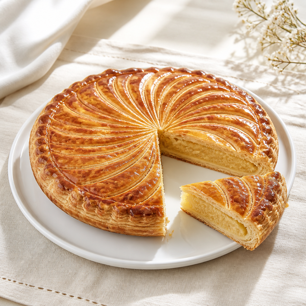 Galette des rois: mandljev nadev, zaprti rob in nadzorovana peka